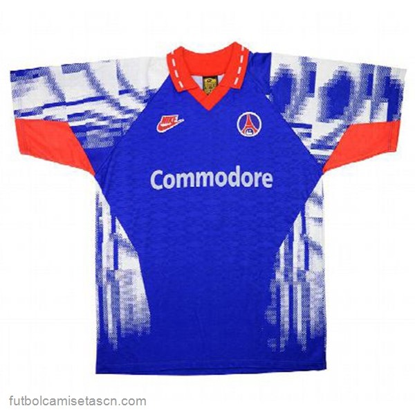 Tailandia Camiseta Paris Saint Germain 2ª Retro 1992 1993 Azul